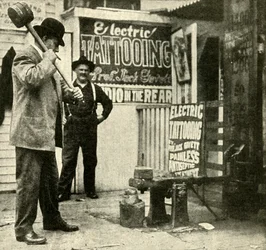 Atracción de feria, 1910