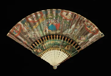 Abanico, ca. 1730