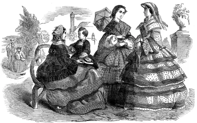 Modas para agosto, 1857