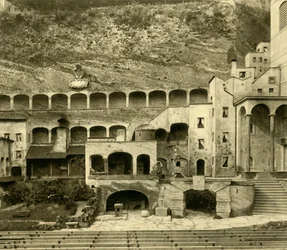 Ciudad de Fausto en la Felsenreitschule, Salzburgo, Austria, c1935