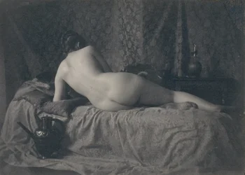 [Desnudo femenino de espaldas], década de 1870
