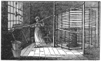Trabajadora de seda, Spitalfields, Londres, 1833