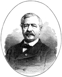 Ferdinand de Lesseps, diplomático y empresario francés del siglo XIX, 1900