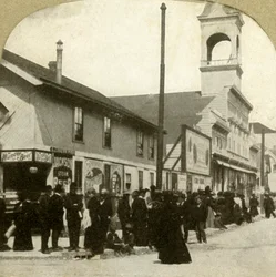 Embarcadero de ferry desde Oakland, 1906