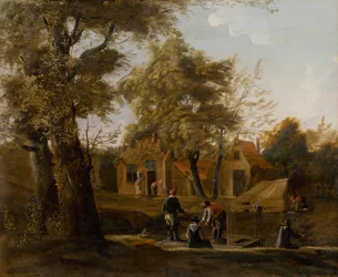 Pescadores en el río