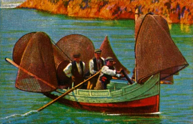 Barco de pesca, Malta, c1928
