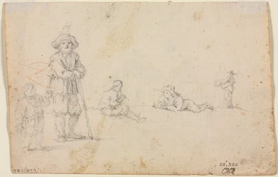 Cinco Estudios de Figuras, 1600s