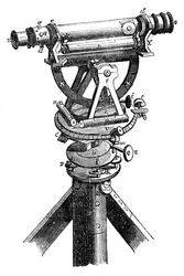 Teodolito de cinco pulgadas, 1866