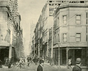 Flinders Lane, Melbourne, 1901