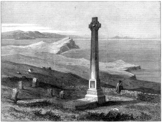 Monumento de Flora Macdonald, Kilmuir, Isla de Skye, Escocia, 1872