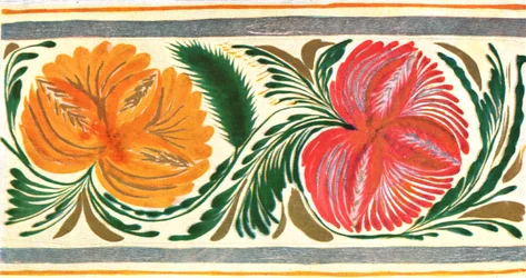 Diseño floral, Ucrania, 1925, 1928