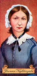 Florence Nightingale, de una serie de tarjetas de cigarrillos