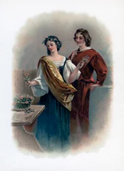 Florizel y Perdita, 1891
