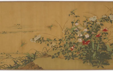 Flores, plantas e insectos, dinastía Ming, siglo XVI