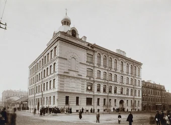 Escuela popular en la Isla Vasilyevsky en Petersburgo, 1897
