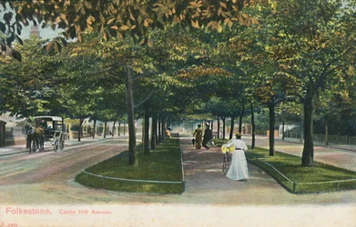 Folkestone. Castle Hill Avenue, finales del siglo XIX-principios del siglo XX