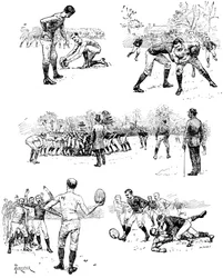 Bocetos de fútbol, 1887