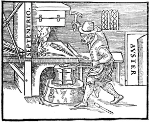 Forjando un imán, 1600