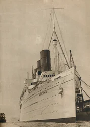 Antigua reina del océano, R.M.S. Mauretania de la Cunard White Star Line, 1936