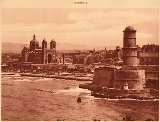 Fuerte San Juan y Catedral, Marsella