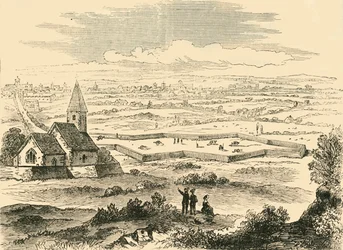 Fortificaciones del Viejo St. Pancras, c. 1876