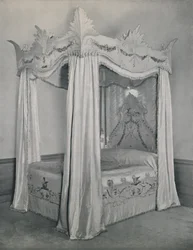 Cama con dosel, 1933