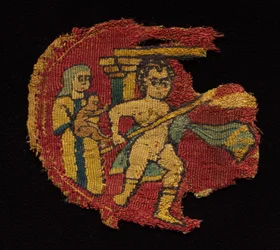 Cuatro segmenta de una túnica, 650-750