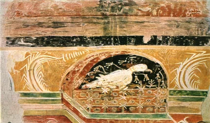 Fragmento de un friso de la iglesia de San Martino ai Monti, Roma, Italia, 1928