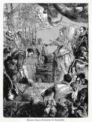 Francis Drake nombrado caballero por Isabel, 1882