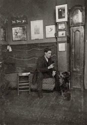 Francisque Poulbot, caricaturista e ilustrador francés, 1909