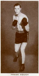 Frank Hough, boxeador británico, 1938