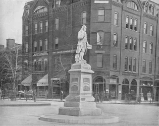 Estatua de Franklin, Washington, D.C., c1897