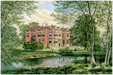Franks Hall, Kent, hogar de la familia Power, c. 1880
