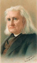 Franz Liszt 1811-1886, pianista y compositor húngaro, 1911
