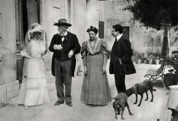 Frédéric Mistral, escritor francés, 1906