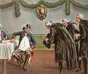 Federico el Grande y los hombres de Greiffenberg