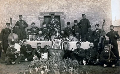 Navidad de la Legión Extranjera Francesa, Argelia, 1910