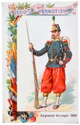 Legionario de la Legión Extranjera Francesa, 1860