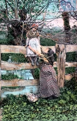 Postal francesa, c1900