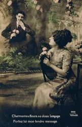 Tarjeta postal francesa, c. 1900