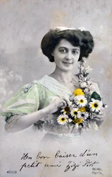 Postal francesa, c1900