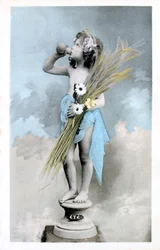 Postal francesa, c. 1900