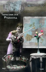 Postal francesa de la Primera Guerra Mundial, 1914-1918