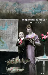 Postal francesa de la Primera Guerra Mundial, 1914-1918