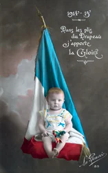 Postal francesa de la Primera Guerra Mundial, 1914-1918