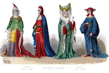 Traje francés: Carlos V, Carlos VI, 1882