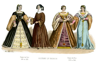 Traje francés: Francisco I, 1882