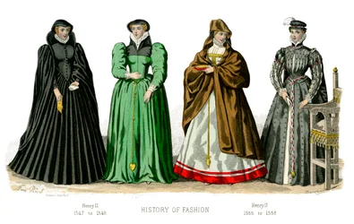 Traje francés: Enrique II, 1882