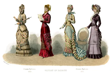 Traje francés: Modas actuales