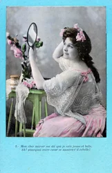 Postal francesa, c1900